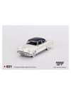 Genel Markalar 631 Lincoln Capri 1954 Arctic White / Atlantic Blue LHD Model Araba
