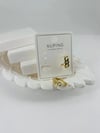 14 K Gold Zirkon Taşlı Pirinç Zirkon Küpe - Kp00338