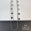 Çelik İkili Kalp Detaylı Kolye - Kl0062