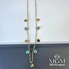 Çelik Yıldız Nazar Boncuklu  Kolye - Kl0047