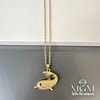 Çelik Zirkon Taşlı Yunus Balığı Kolye - Kl0172