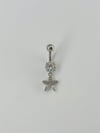 Çiçek Detaylı Göbek Piercing - Pg0045