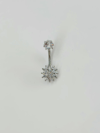 Çiçek Detaylı Göbek Piercing - Pg0088