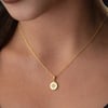 Gümüş Gold Minimal Yıldız Kadın Kolye