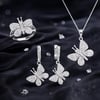 Gümüş Kelebek Bayan Set