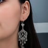 Gümüş Telkari Sallantılı Kadın Küpe