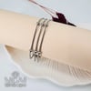 Rodyum Çelik Bileklikler 17+5 Cm Uzatma Payı - Kbl0137
