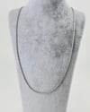 Rodyum Çelik Erkek Kolye 60 Cm - Ekl0005