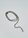 Rodyum Çelik Erkek Kolye 60 Cm - Ekl0008