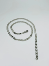Rodyum Çelik Erkek Kolye 60 Cm - Ekl0017