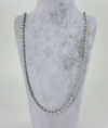 Rodyum Çelik Erkek Kolye 60 Cm - Ekl0054