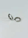 Rodyum   Çelik Erkek Küpe Çap (12 Mm) Kalınlık (3 Mm) - Ekp0012