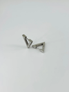 Rodyum   Çelik Erkek Küpe Çap (9 Mm) Kalınlık (3 Mm) - Ekp0019