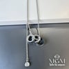 Rodyum Çelik Kolyeler 40 + 5 Cm Uzatma Payı - Kl0175