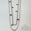 Rodyum Çelik Kolyeler 40 + 5 Cm Uzatma Payı - Kl0052