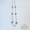 Rodyum Çelik Kolyeler 40+5 Cm Uzatma Payı - Kl0032