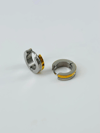 Rodyum Ve   Çelik Erkek Küpe Çap (9 Mm) Kalınlık (4 Mm) - Ekp0003