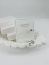 Rodyum Zirkon-kalp Detaylı  Taşlı Pirinç Zirkon Küpe - Kp00359