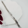 Rodyum Zirkon Taşlı Pirinç Bileklikler 19,5 Cm - Kbl0070