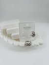 Rodyum Zirkon Taşlı Pirinç Zirkon Küpe - Kp00315