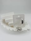 Rodyum Zirkon Taşlı Pirinç Zirkon Küpe - Kp00317