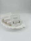 Rodyum Zirkon Taşlı Pirinç Zirkon Küpe - Kp00319