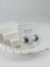 Rodyum Zirkon Taşlı Pirinç Zirkon Küpe - Kp00307