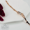 Rose  Zirkon Taşlı Pirinç Bileklikler 17+2 Cm - Kbl0072