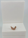 Rose Zirkon Taşlı Uç Kısmı : Pirinç Kıkırdak Bar Uzunluğu : 6 Mm / Bar Kalınlığı 0.8 Mm / Top Boyu 3 Mm  - Pt0054-2