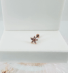 Rose Zirkon Taşlı Uç Kısmı : Pirinç Kıkırdak Bar Uzunluğu : 6 Mm / Bar Kalınlığı 0.8 Mm / Top Boyu 3 Mm - Pt0024-2
