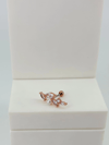 Rose Zirkon Taşlı Uç Kısmı : Pirinç Kıkırdak Bar Uzunluğu : 6 Mm / Bar Kalınlığı 0.8 Mm / Top Boyu 3 Mm - Pt0069-2