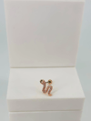 Rose Zirkon Taşlı Uç Kısmı : Pirinç Kıkırdak Bar Uzunluğu : 6 Mm / Bar Kalınlığı 0.8 Mm / Top Boyu 3 Mm  - Pt0058-2