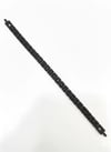 Siyah Çelik  Erkek Çelik Bileklik Boy 21.5 Cm / En 0.8 Mm  - Ebl0076