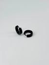 Siyah Çelik Erkek Küpe Çap (8 Mm) Kalınlık (4 Mm) - Ekp0031