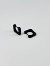 Siyah  Çelik Erkek Küpe Çap (9 Mm) Kalınlık (3 Mm) - Ekp0014