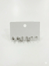 Yılan Detaylı Altılı Küpe - Kp00609