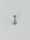 Yıldız Detaylı Göbek Piercing - Pg0083