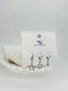 Yıldız Detaylı Üçlü Kombin Küpe - Kp00556