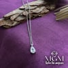 Zirkon Su Damlası Taşlı Kolye - Kl0007