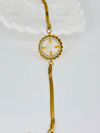 Zirkon Taşlı Çelik  Çelik Bileklikler 17+4 Cm  - Kbl0362
