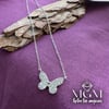 Zirkon Taşlı Kelebek Kolye - Kl0009-b