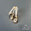 Zirkon Taşlı Pirinç Küpeler - Kp00119