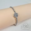 Zirkon Taşlı Pirinç Zirkon Bileklikler 17+2,5 Cm - Kbl0037