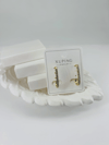 Zirkon Taşlı Pirinç Zirkon Küpe - Kp00331