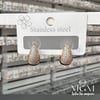 Zirkon Taşlı Su Damlası Küpe - Kp00161
