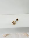 Zirkon Taşlı Uç Kısmı : Pirinç Kıkırdak Bar Uzunluğu : 6 Mm / Bar Kalınlığı 0.8 Mm / Top Boyu 3 Mm - Pt0002-1