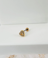 Zirkon Taşlı Uç Kısmı : Pirinç Kıkırdak Bar Uzunluğu : 6 Mm / Bar Kalınlığı 0.8 Mm / Top Boyu 3 Mm - Pt0007-1