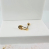 Zirkon Taşlı Uç Kısmı : Pirinç Kıkırdak Bar Uzunluğu : 6 Mm / Bar Kalınlığı 0.8 Mm / Top Boyu 3 Mm - Pt0012-1