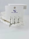 Zirkon Taşlı Üçlü Kombin Küpe - Kp00054