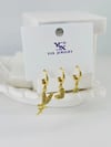 Zirkon Taşlı Üçlü Kombin Küpe - Kp00387